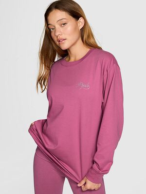 Campus Cotton Long-Sleeve Tee
