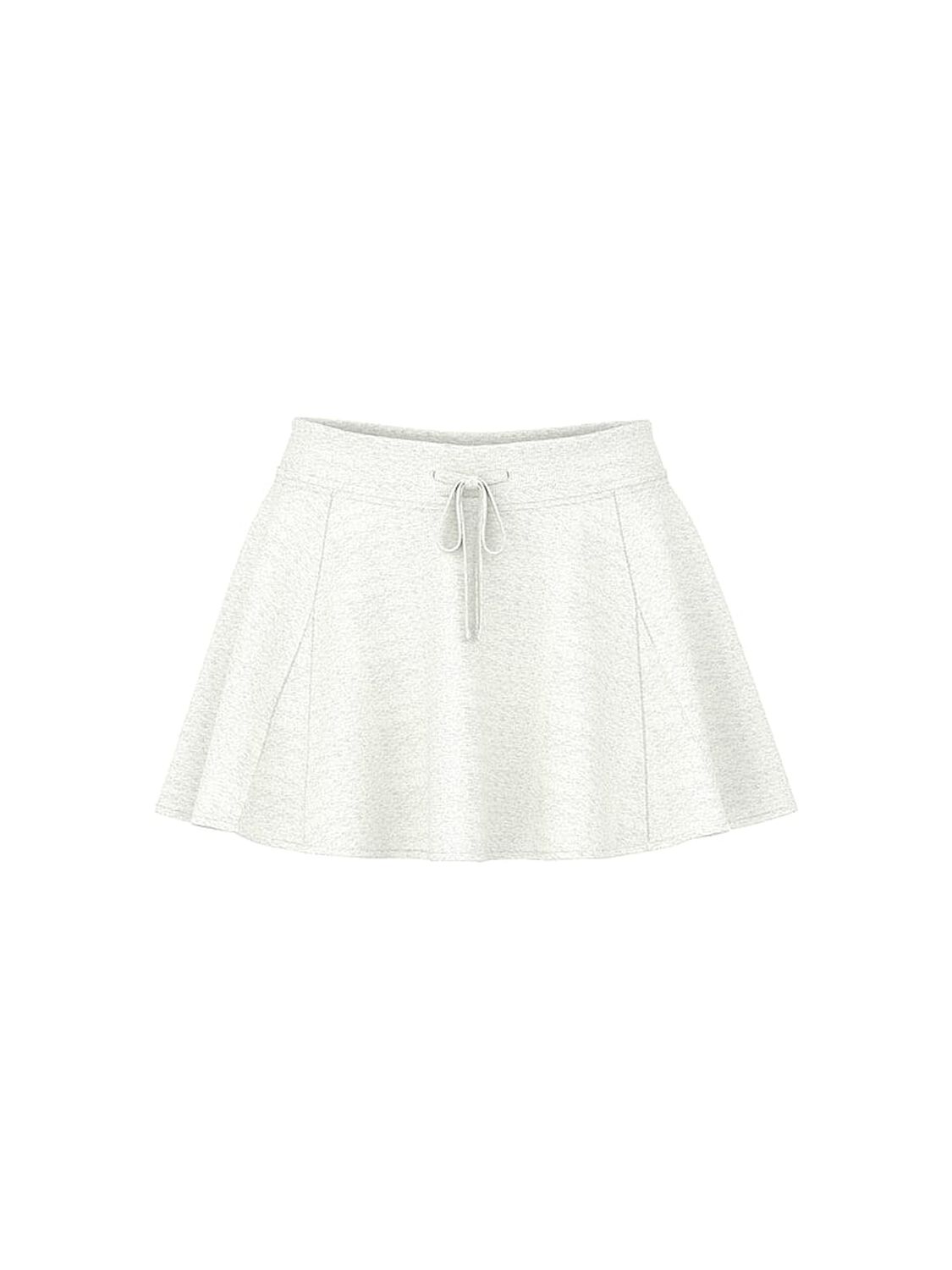 vs Pink Campus Terry&trade; Flirty Skort Snow Heather 3 of 3 