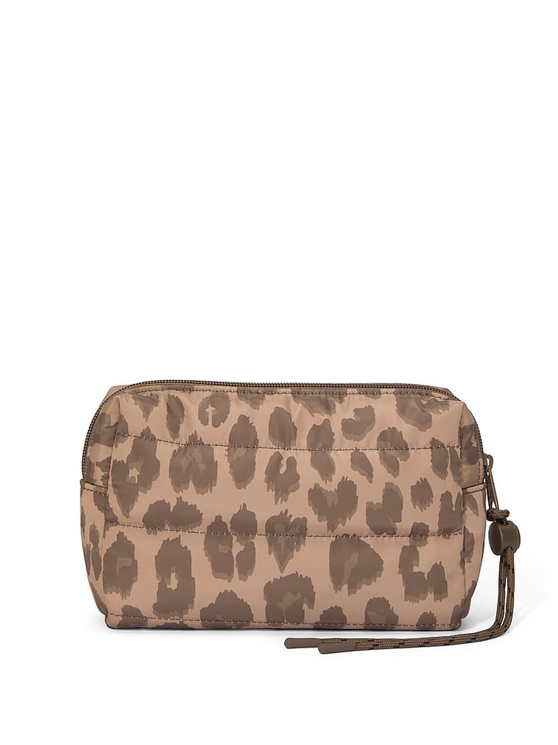 vs Pink Quilted Puffer Tote Bag Leopard 2 of 2 