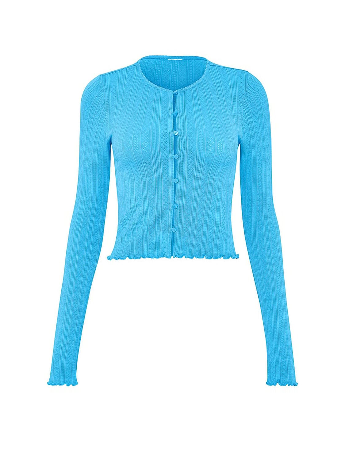 vs Pink AnyWear Cropped Cardigan Capri Blue 3 of 4 