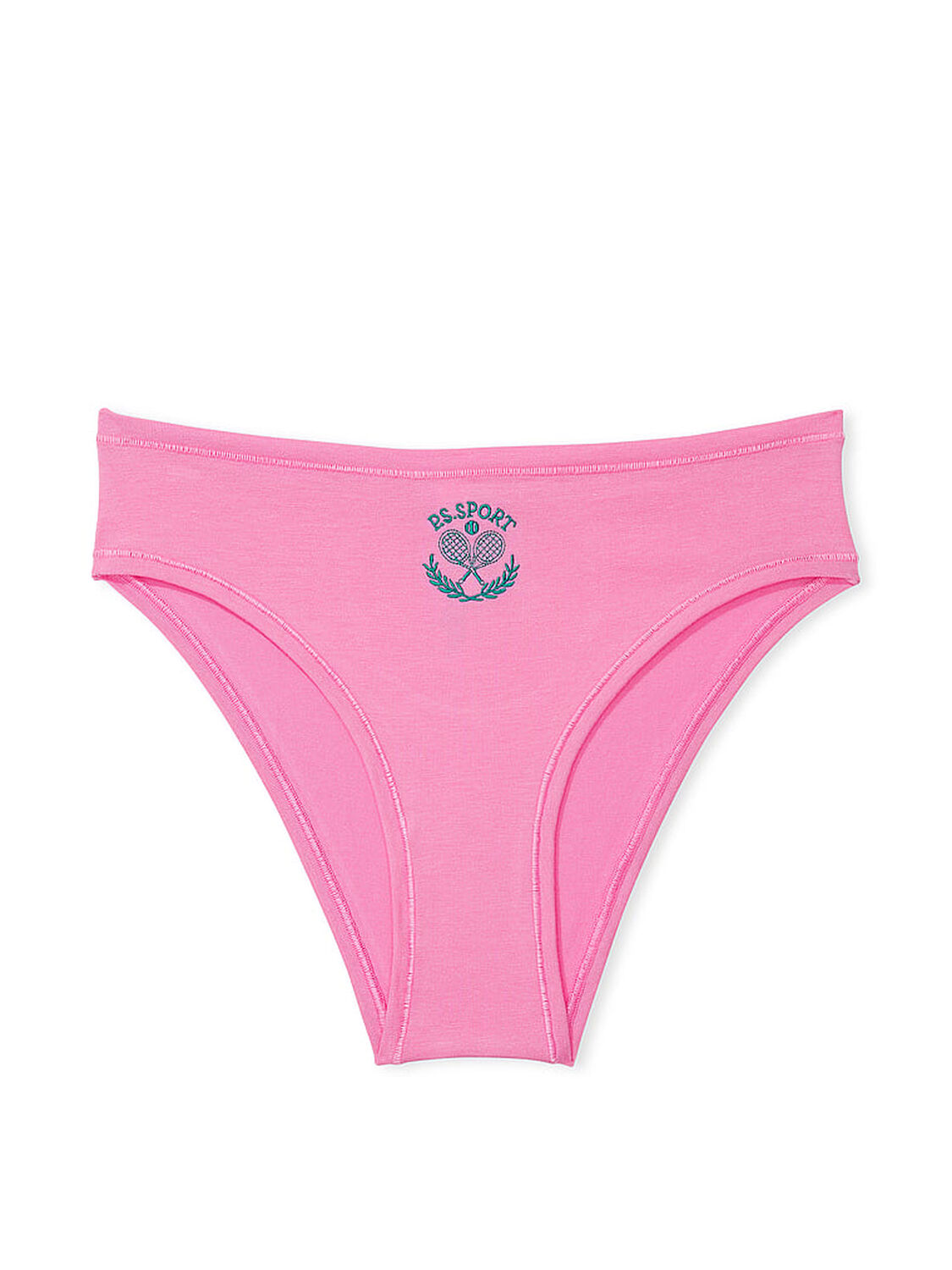 vs Pink Cotton Cheeky Panty Fuchsia Pink W Sport Graphic 3 of 3 
