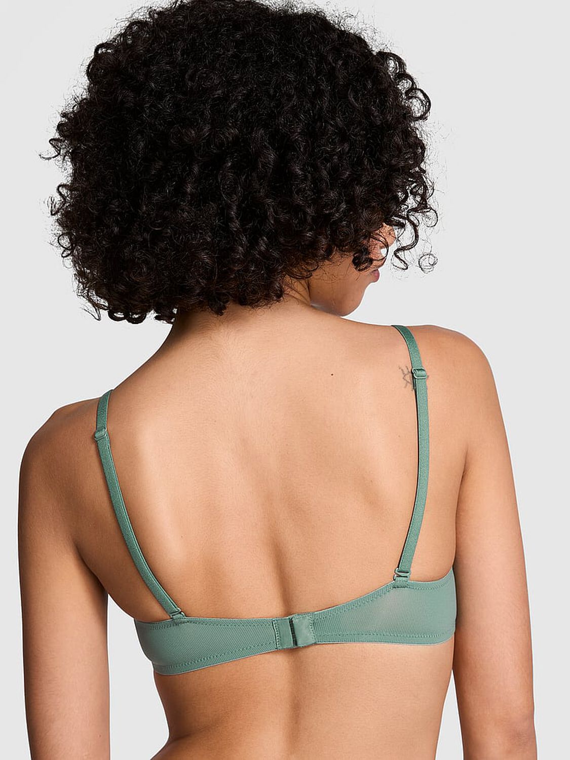 vs Pink Wear Everywhere Wear Everywhere Lightly Lined T-Shirt Bra Fresh Forest 2 of 4 