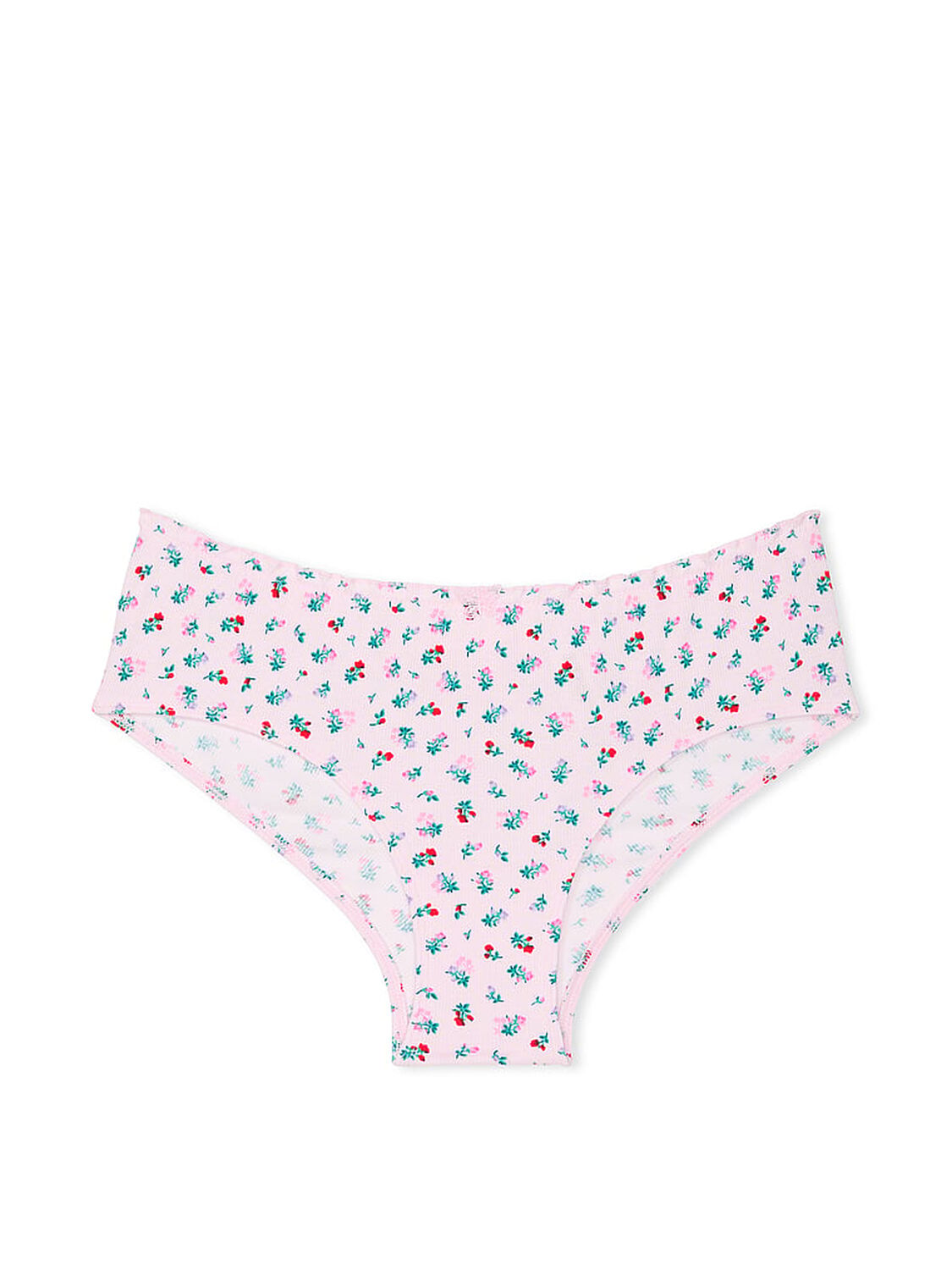 vs Pink Cotton Back-Tie Cheeky Panty Pink Tulip Floral Print 3 of 3 