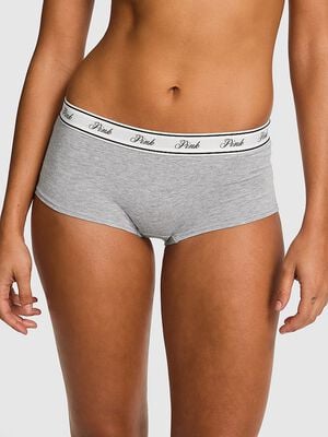 Logo Cotton Boyshort Panty