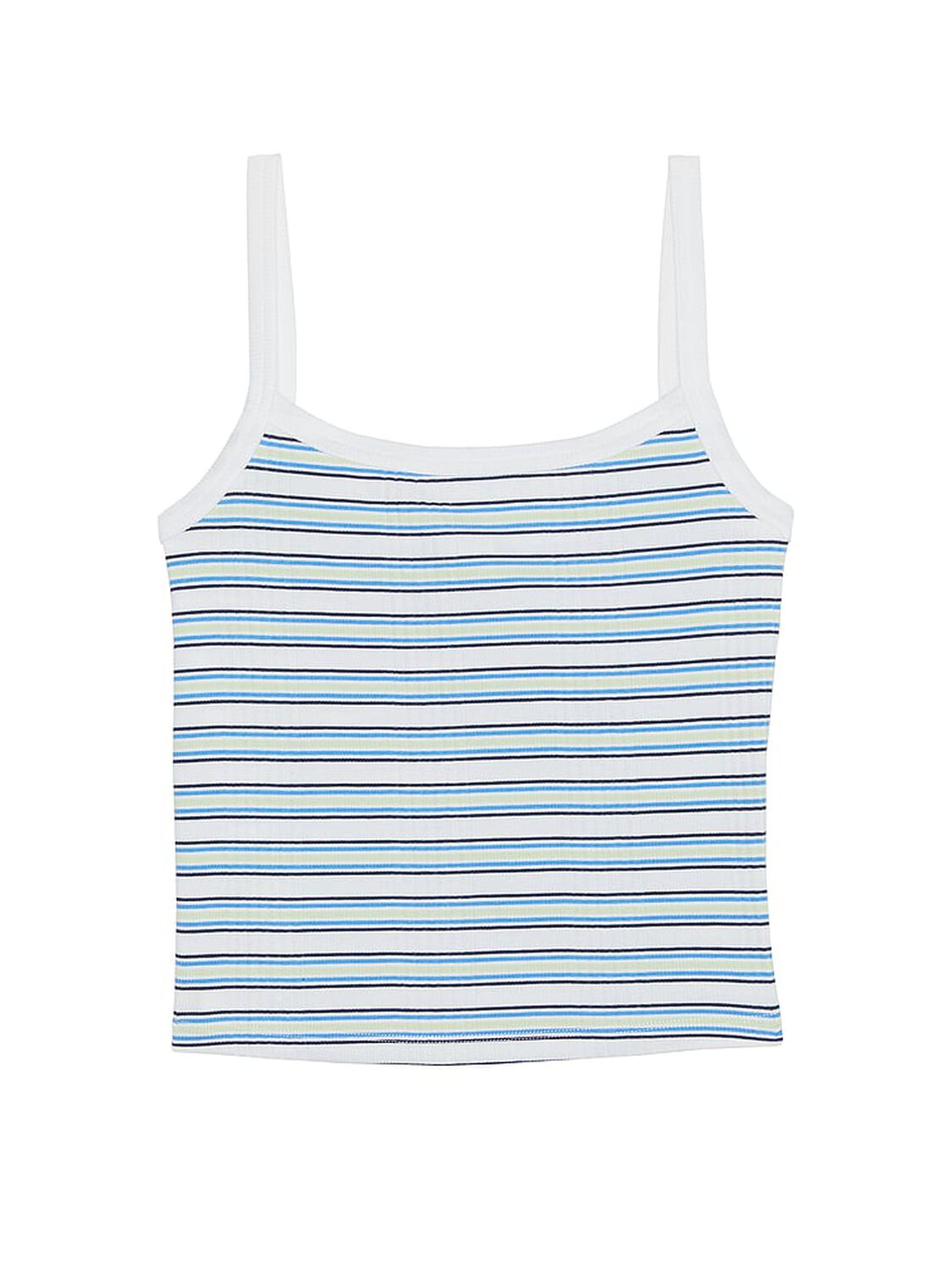 vs Pink Multi Rib Cami Vs White Stripe 3 of 3 