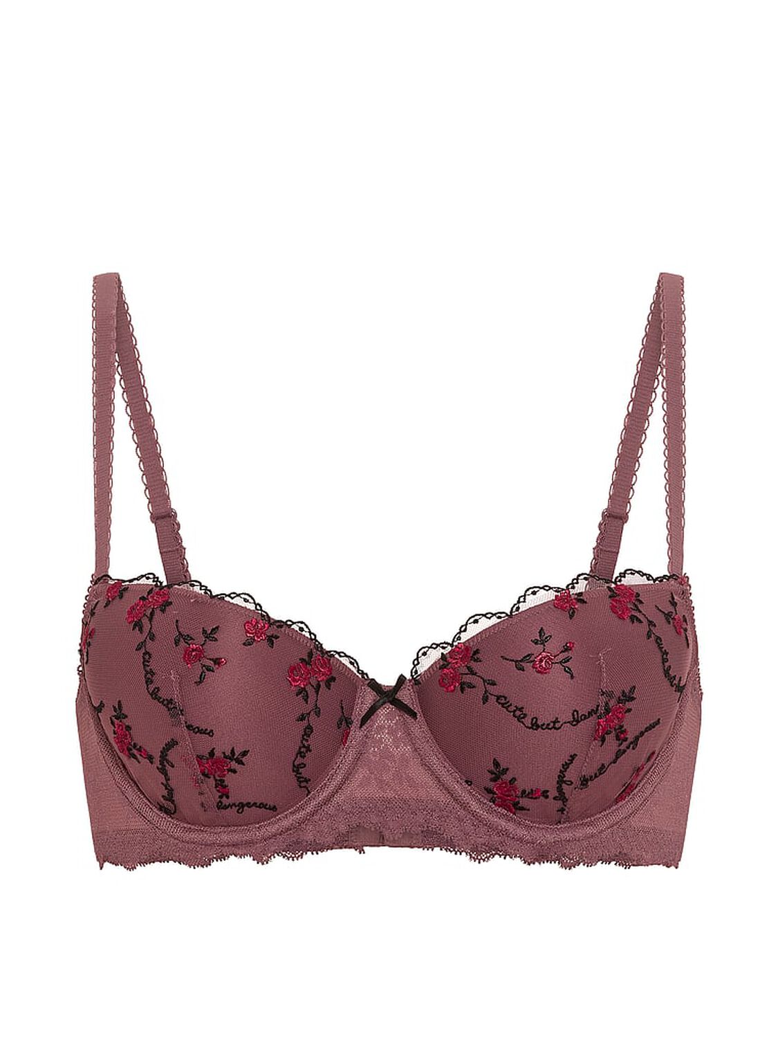 vs Pink PINK Wink&trade; Lightly Lined Balconette Bra Rose Taupe 3 of 3 