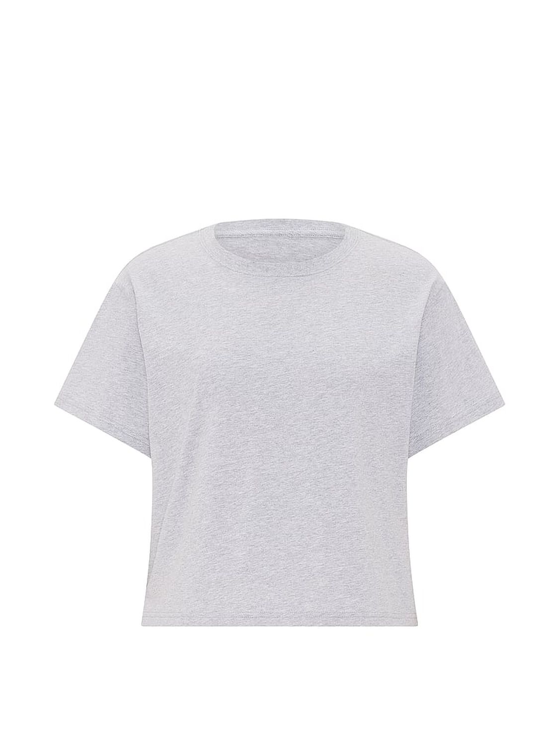 vs Pink Cotton Oversized Pocket Tee Medium Heather Grey 3 of 3 