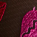 Wink Unlined Triangle Bralette, Black Mesh, swatch