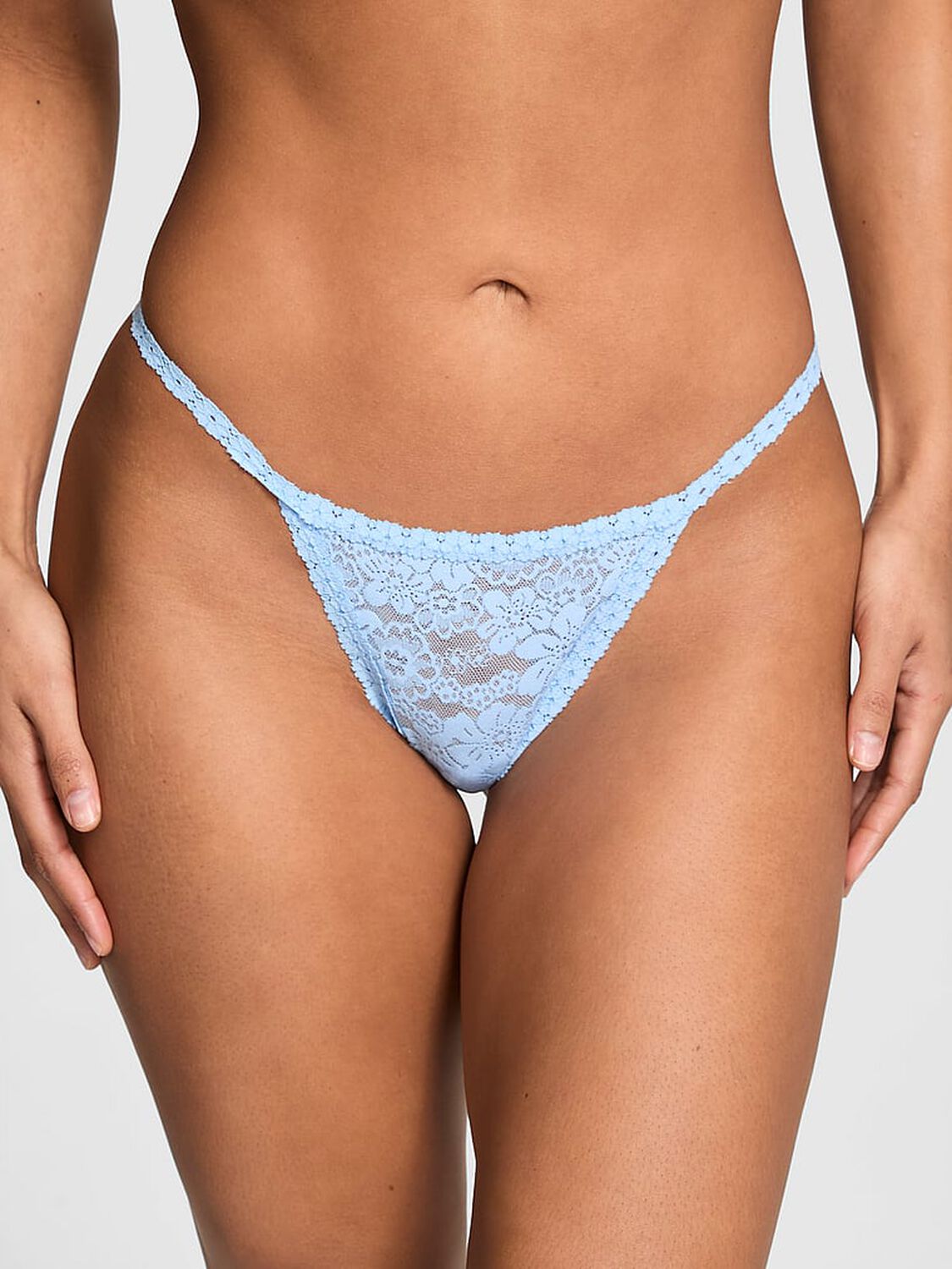 vs Pink Wink V-String Panty Blue Dancer 1 of 3 