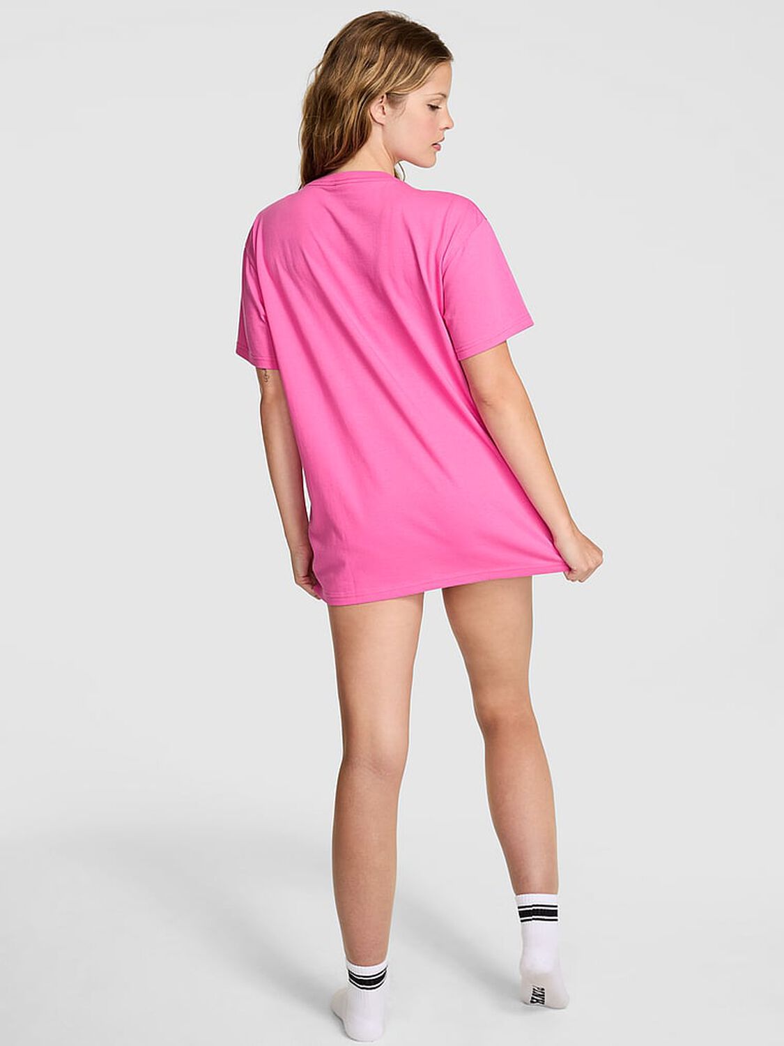 vs Pink Campus Cotton Tee Limited Edition Pink Gossip 2 of 2 