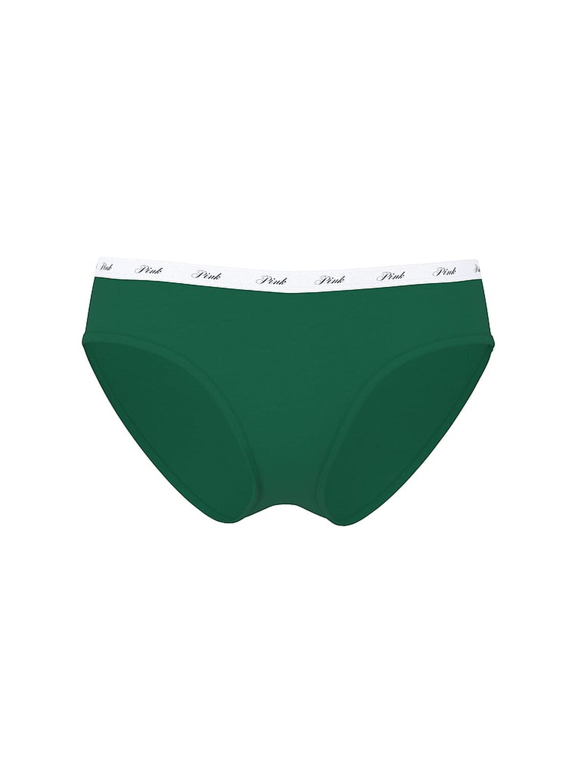 vs Pink Logo Cotton Hiphugger Panty Jaguar Green 3 of 3 
