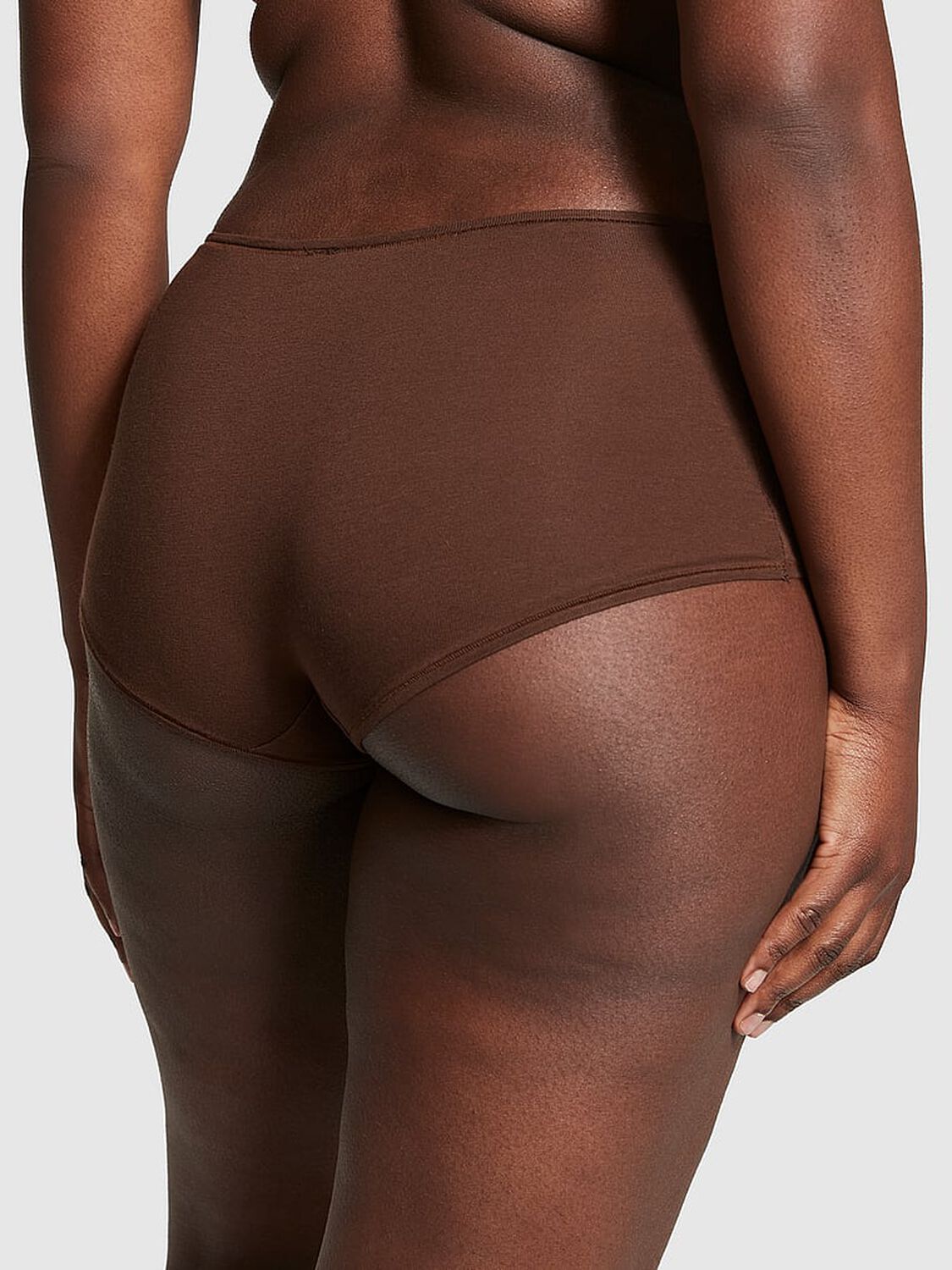 vs Pink Cotton Boyshort Panty Ganache 2 of 3 