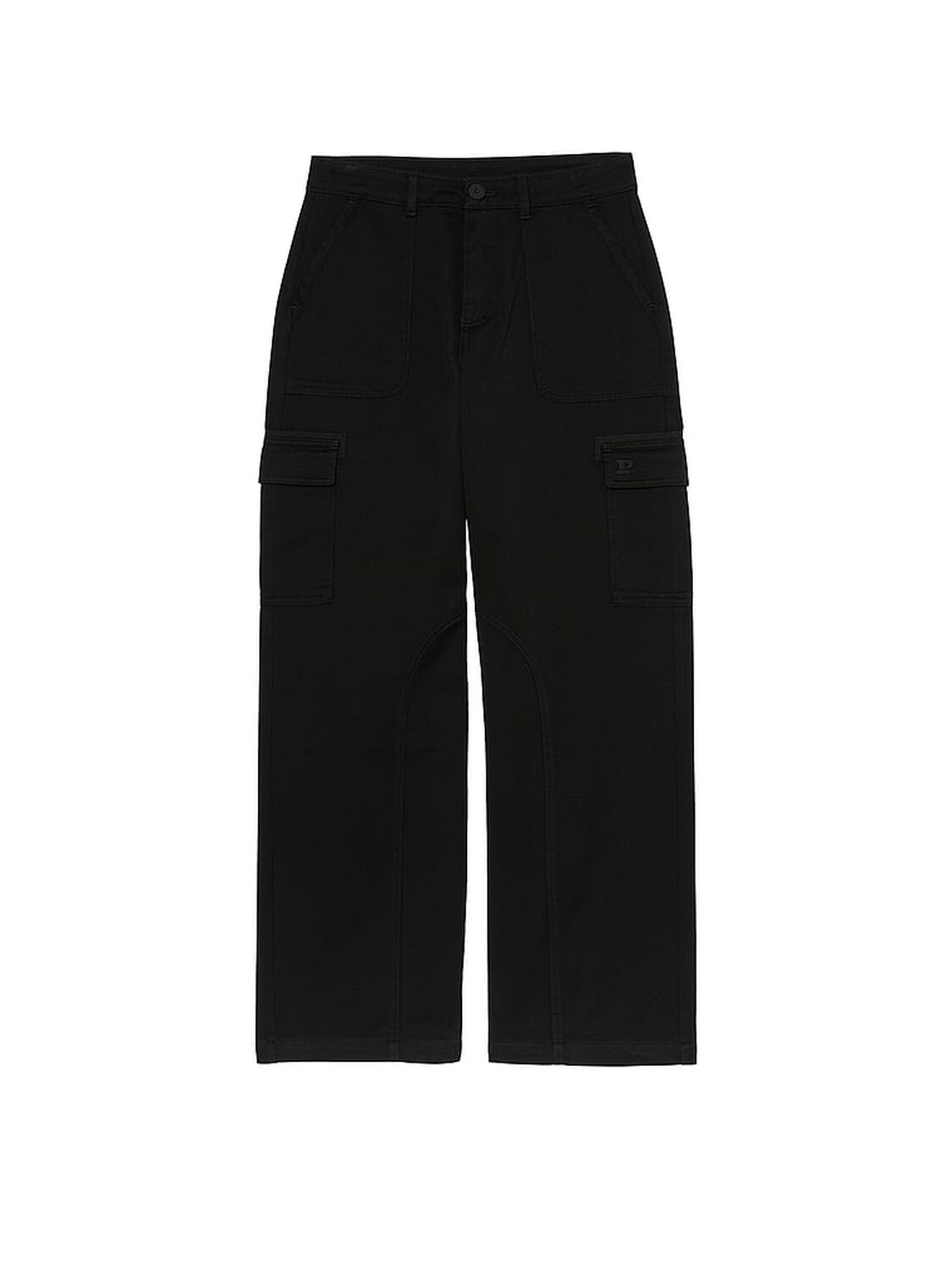 vs Pink Utility Cargo Pants Pure Black 1 of 4 