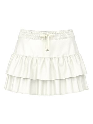 Summer Fling Satin Ruffle Skirt