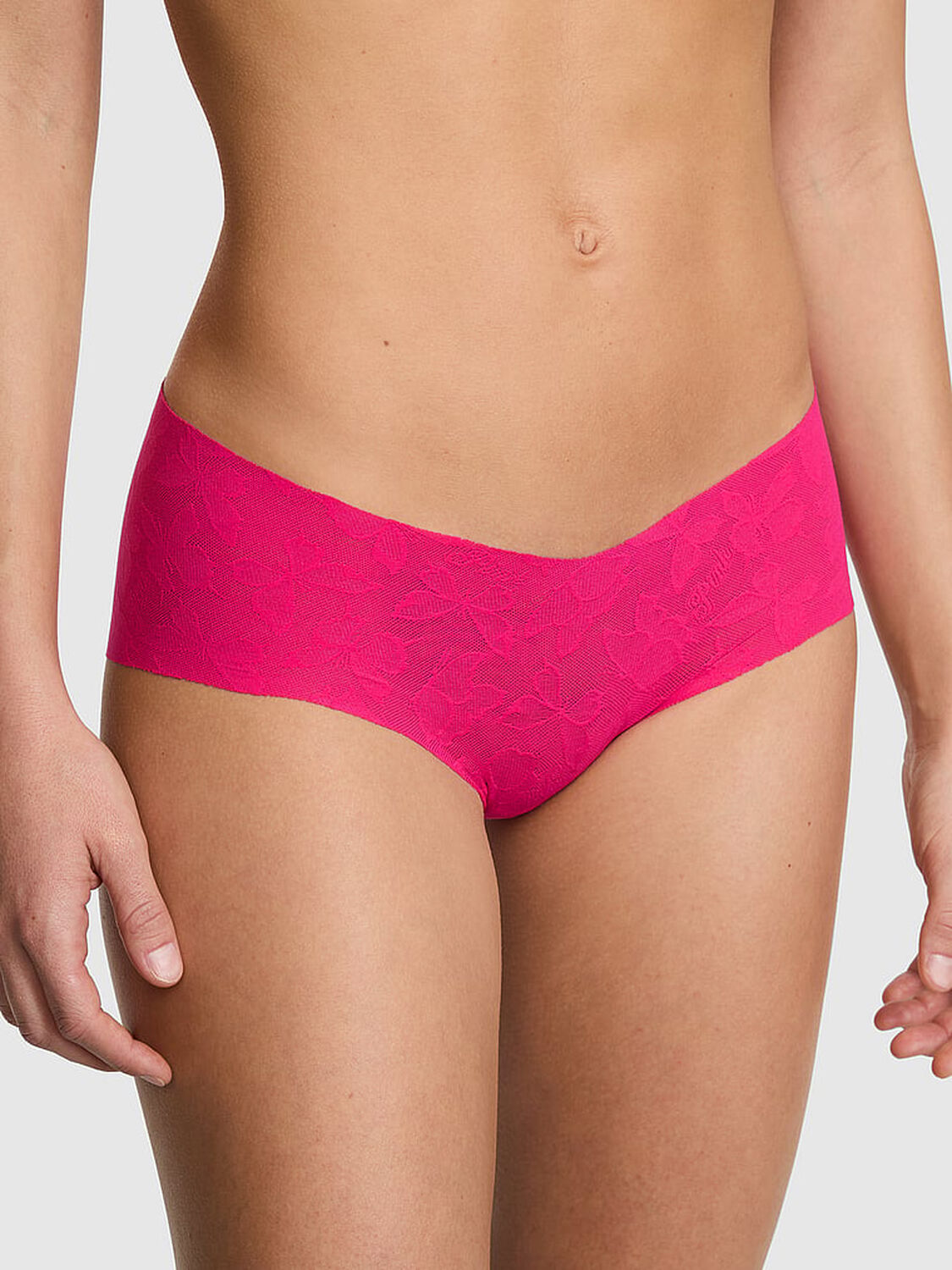 vs Pink No-Show Hiphugger Panty Hot Stuff 1 of 3 