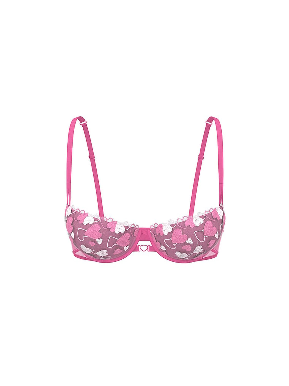 pink Pink Wink Wink Push-Up Balconette Bra Pink Balloon 4 of 4 