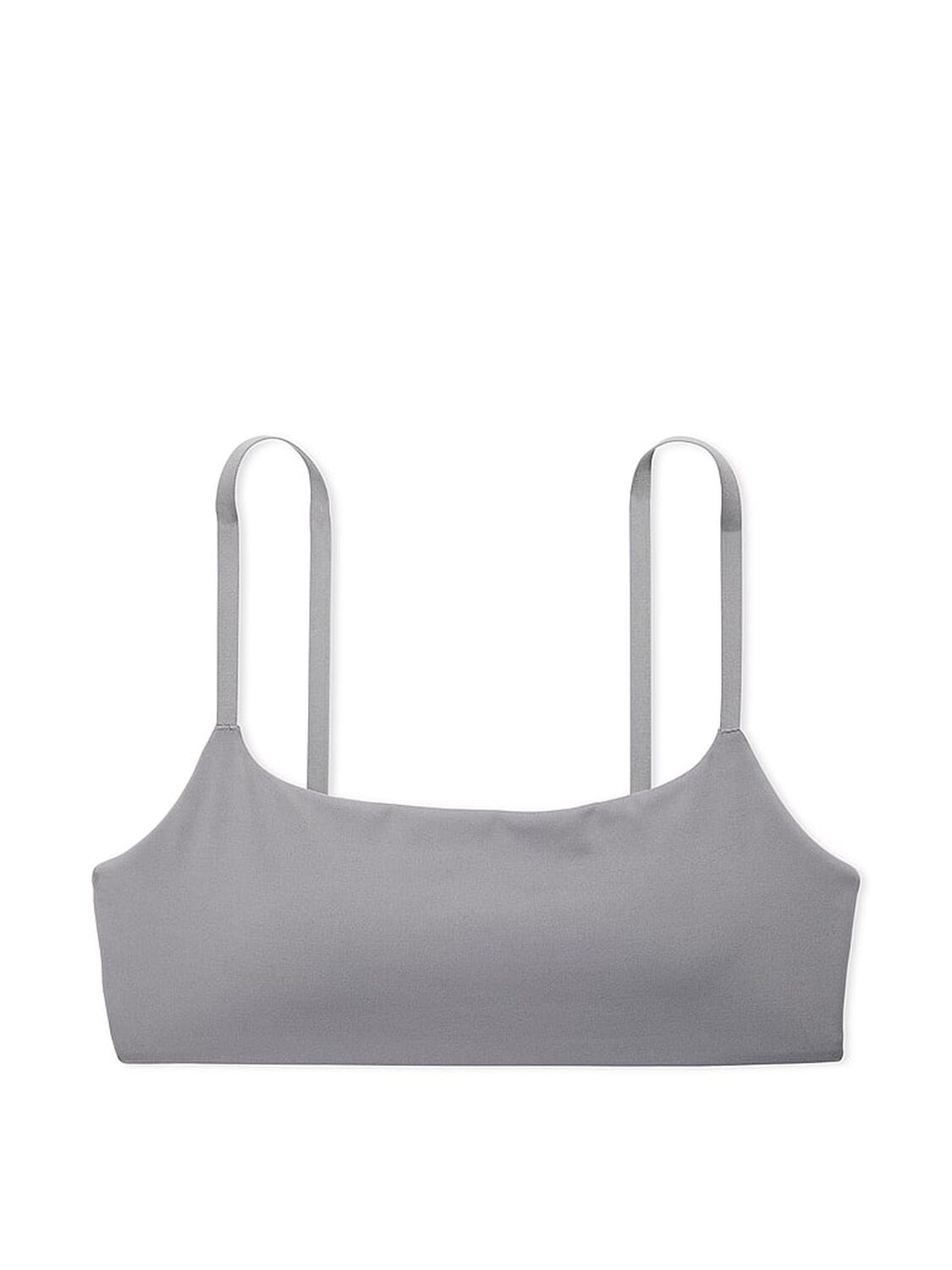 vs Pink Relay Square-Neck Sports Bra Night Owl Grey 3 of 4 