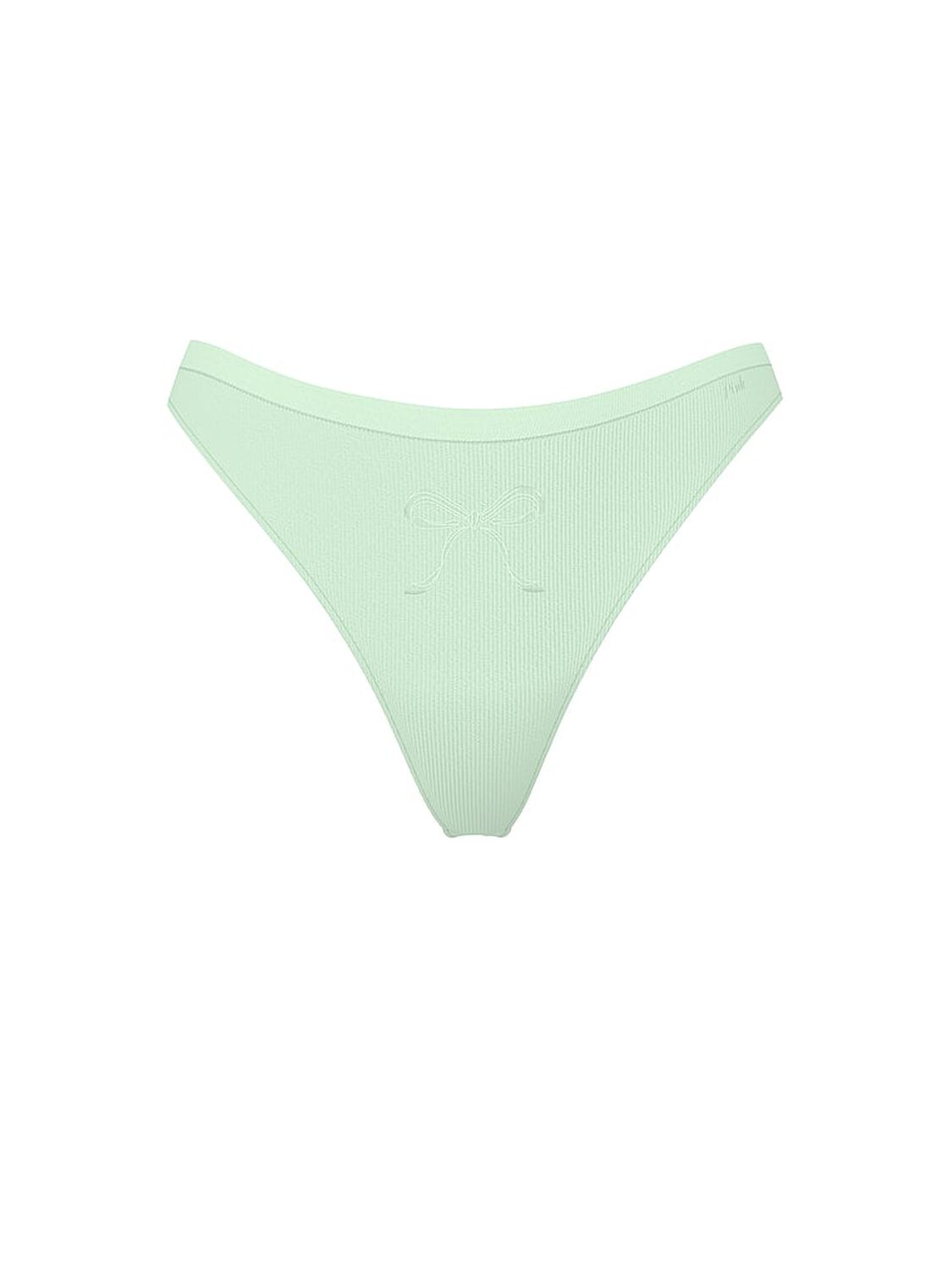 vs Pink Seamless High-Leg Thong Panty Mint 3 of 3 