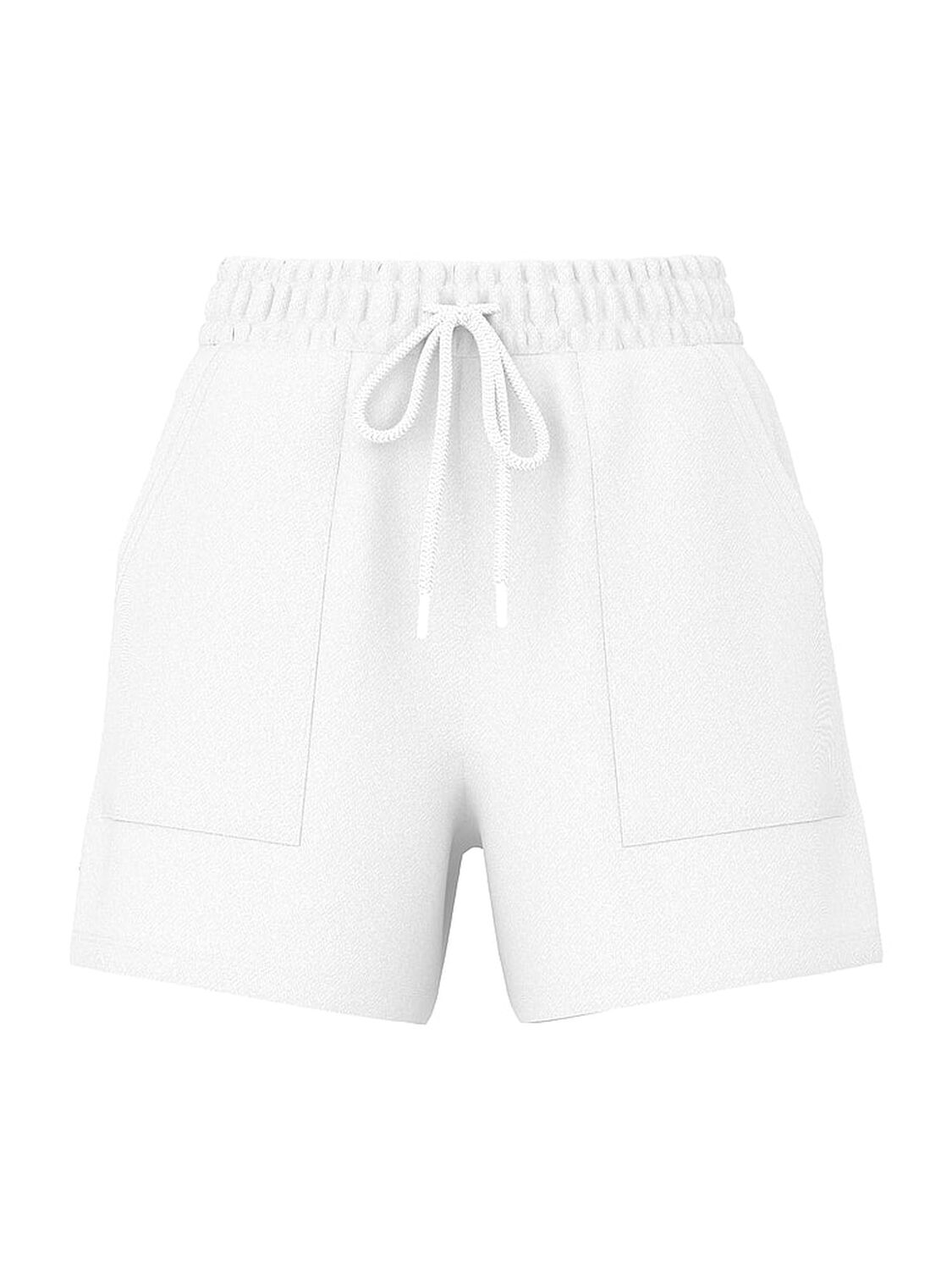 vs Pink Ivy Fleece Classic Shorts Vs White Shine 3 of 3 