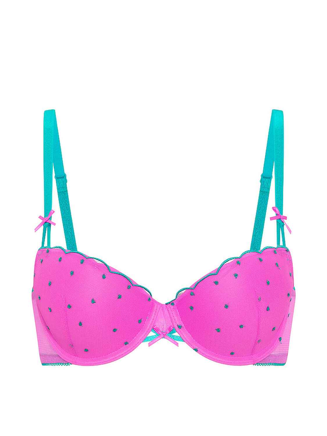 vs Pink PINK Wink&trade; Push-Up Balconette Bra Pink Berry 3 of 4 