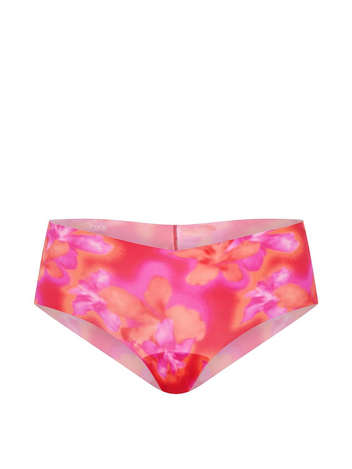 vs Pink No-Show Cheeky Panty Candy Pink Hibiscus Floral Print 3 of 3 