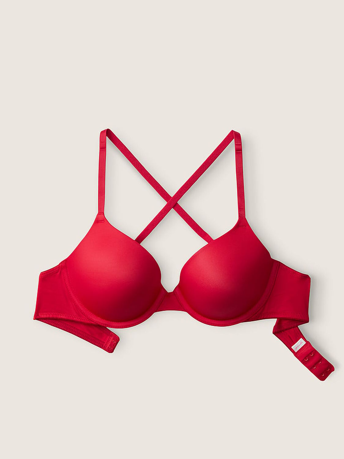 vs Pink Wear Everywhere Wear Everywhere Lightly Lined T-Shirt Bra Red Pepper 4 of 5 