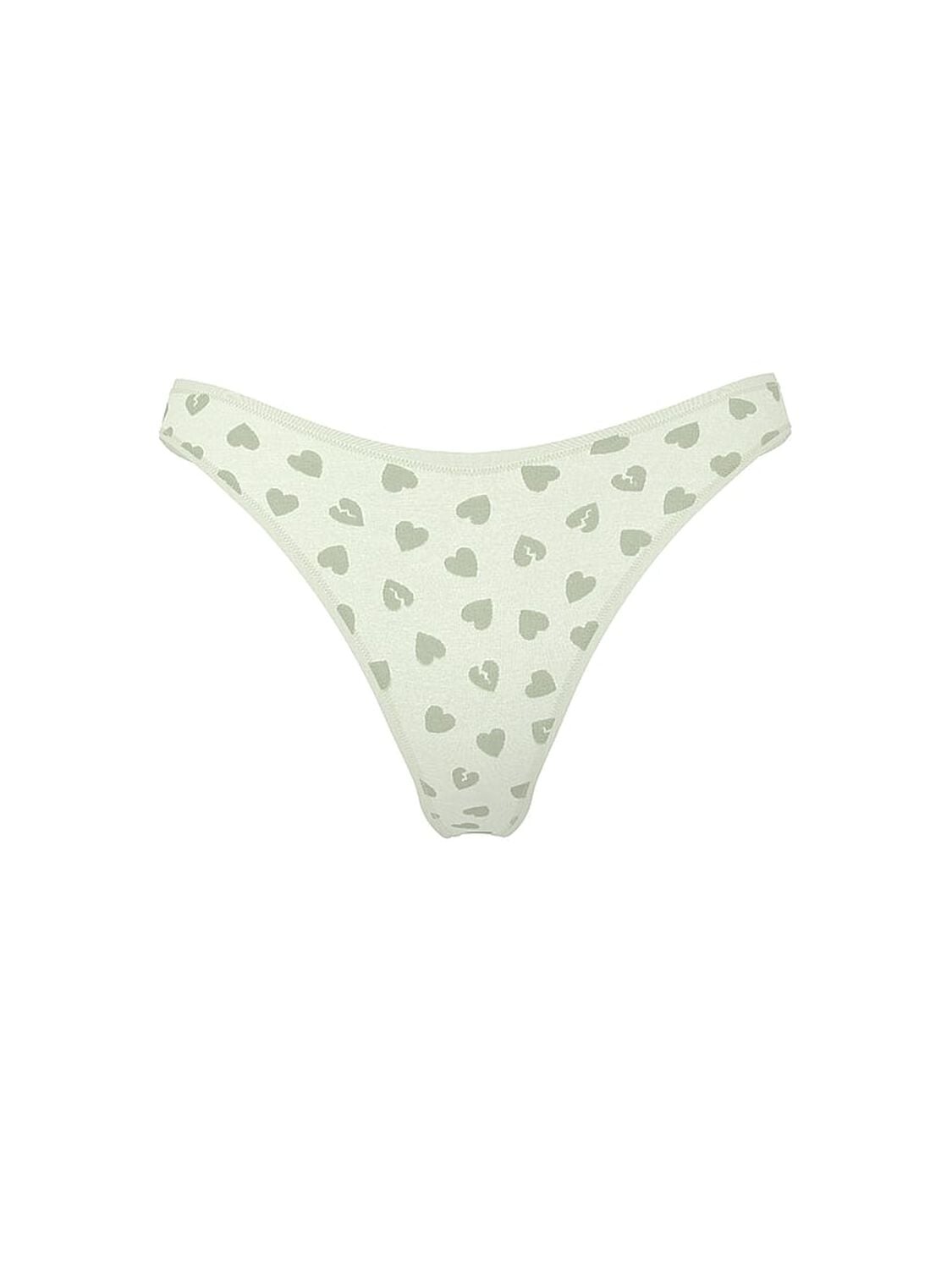 vs Pink Cotton High-Leg Thong Panty Mint 3 of 3 