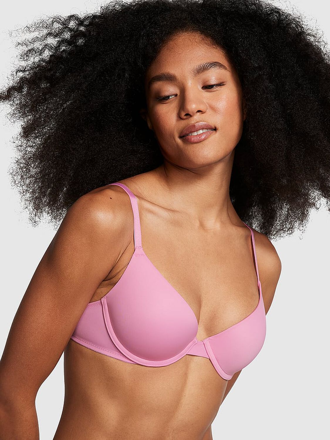 vs Pink Wear Everywhere Wear Everywhere Push-Up Bra Moonstone Pink 1 of 3 