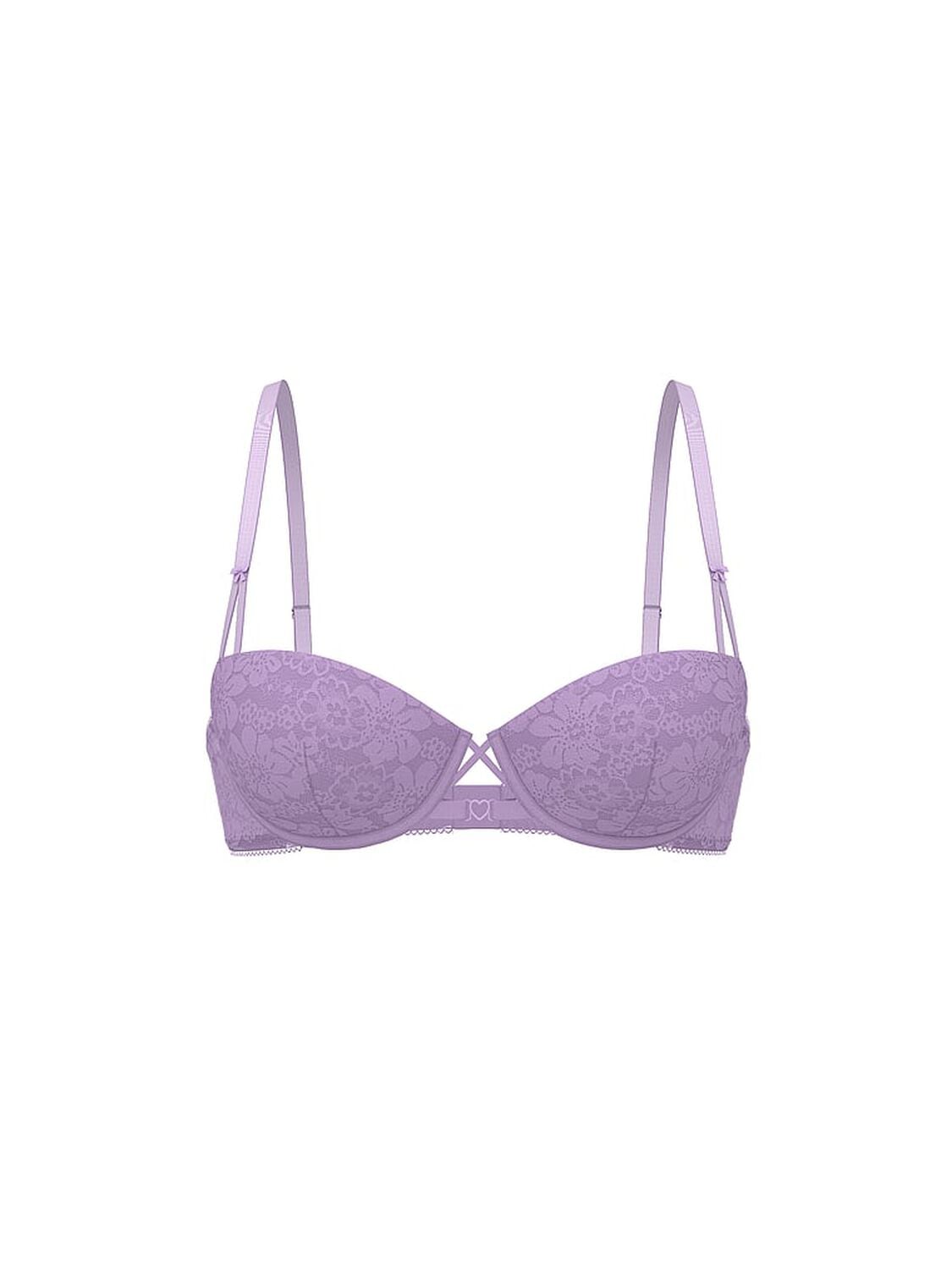 vs Pink Wink PINK Wink&trade; Push-Up Balconette Bra Aster Purple 3 of 3 