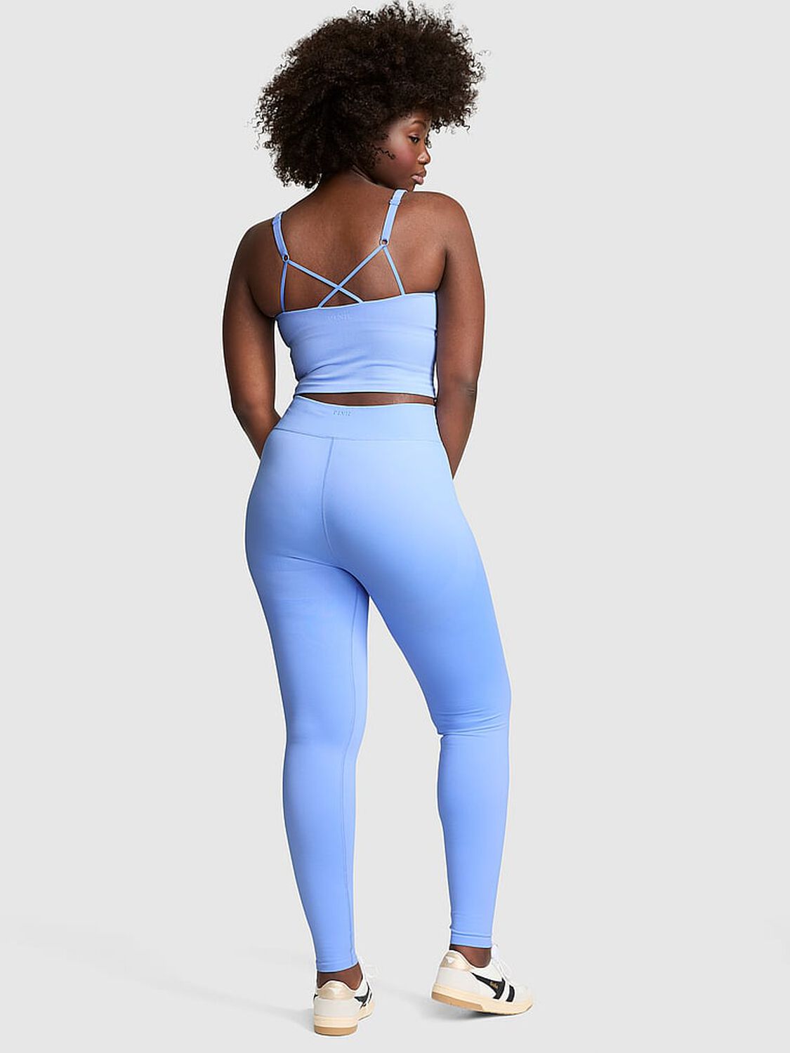 vs Pink Seamless Classic Leggings Seascape Blue Acid Wash 2 of 2 