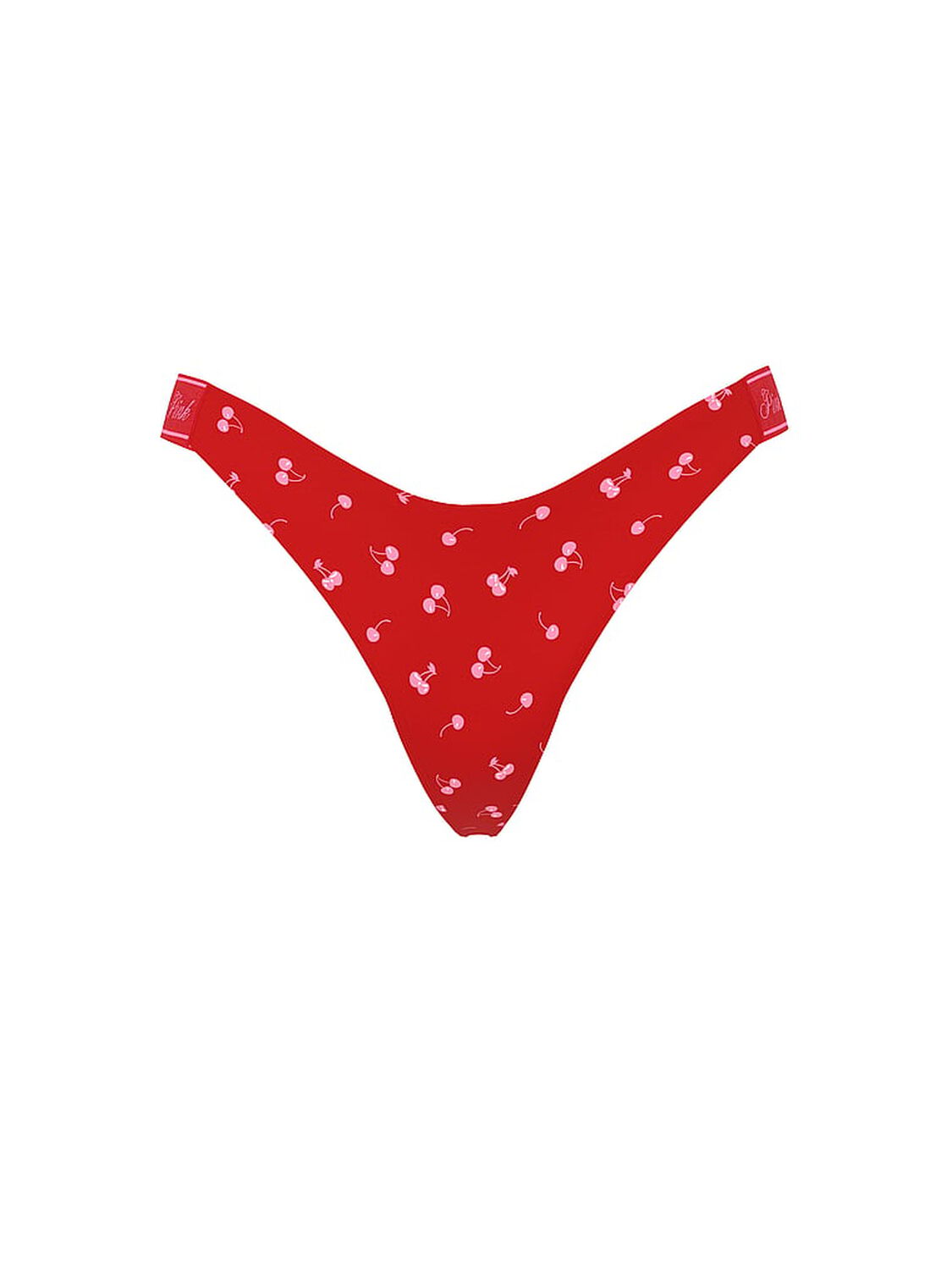 vs Pink Logo Cotton Shine High-Leg Thong Panty 3 of 3 