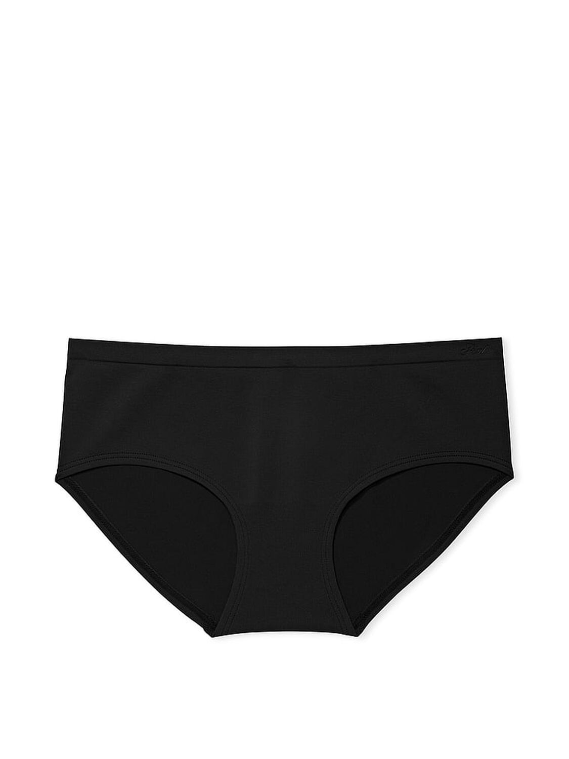 vs Pink Seamless Hiphugger Panty Pure Black 3 of 3 