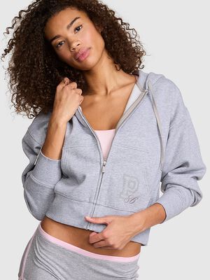 Campus Fleece&trade; Shrunken Full-Zip Hoodie
