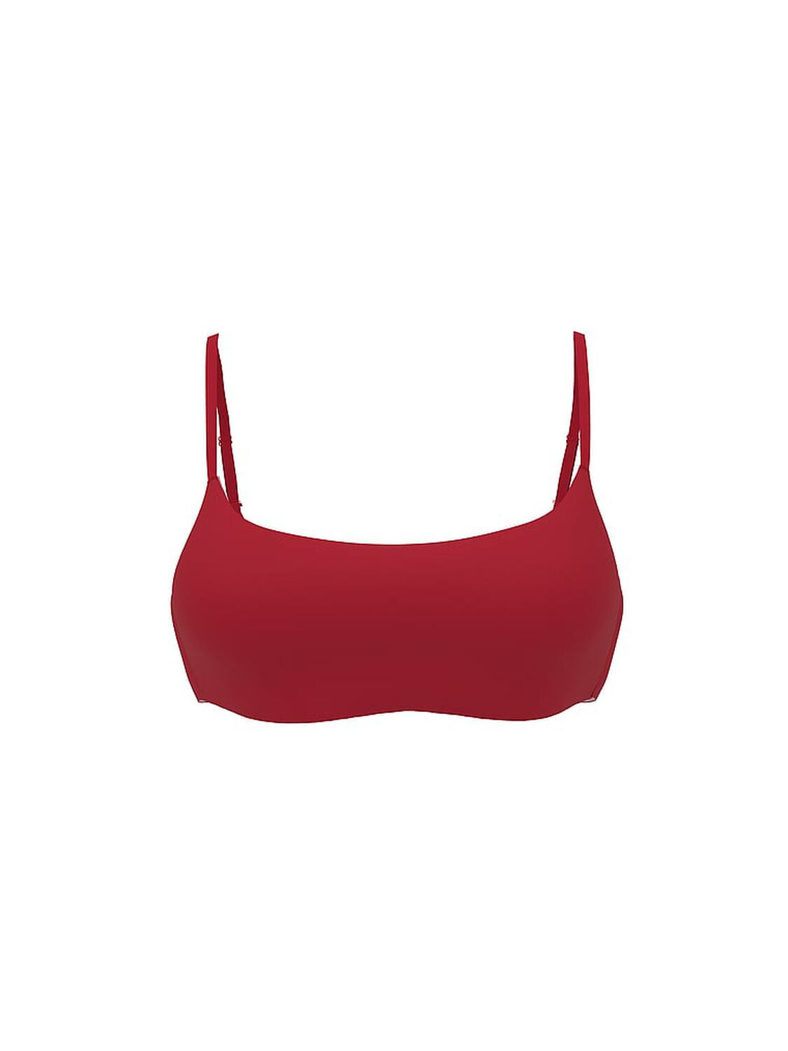 vs Pink Relay Square-Neck Sports Bra Red Lacquer 3 of 3 