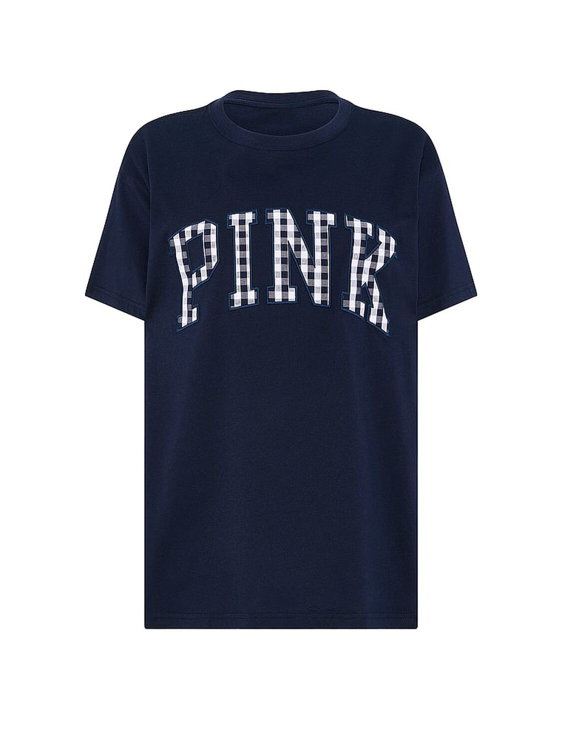 pink Pink Campus Cotton&trade; Tee Noir Navy 3 of 3 