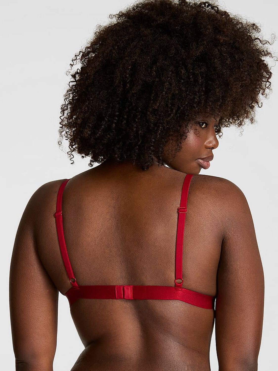 vs Pink Wink WINK Push-Up Triangle Bralette Red Lacquer 2 of 3 