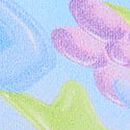 No-Show Cheeky Panty, Blue Jellies Print, swatch