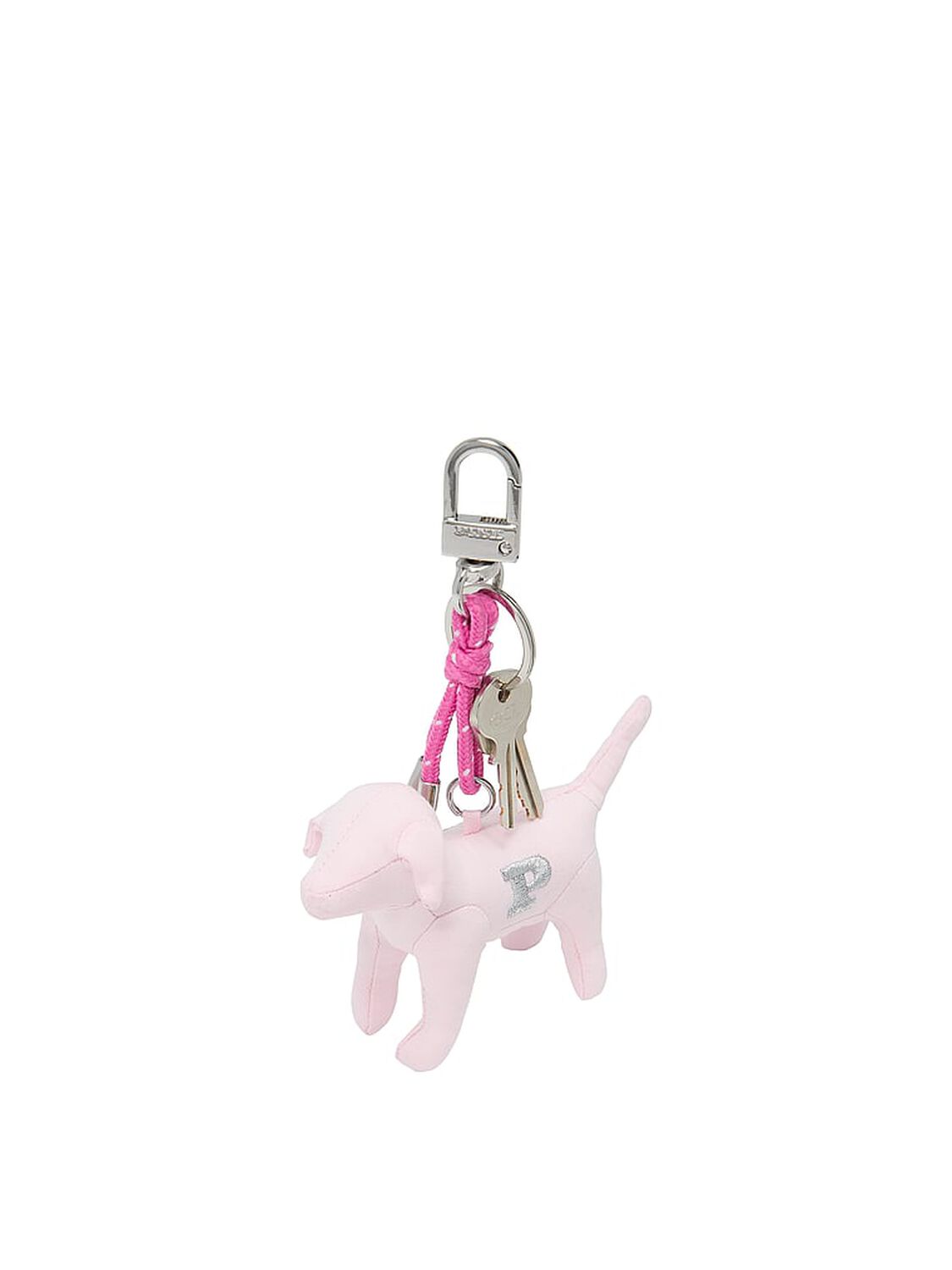 vs Pink Micro Dog Keychain Charm Pink Tulip 3 of 3 