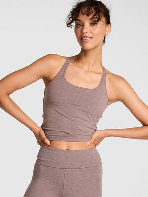 All-Day Cotton Square-Neck Bra Tank