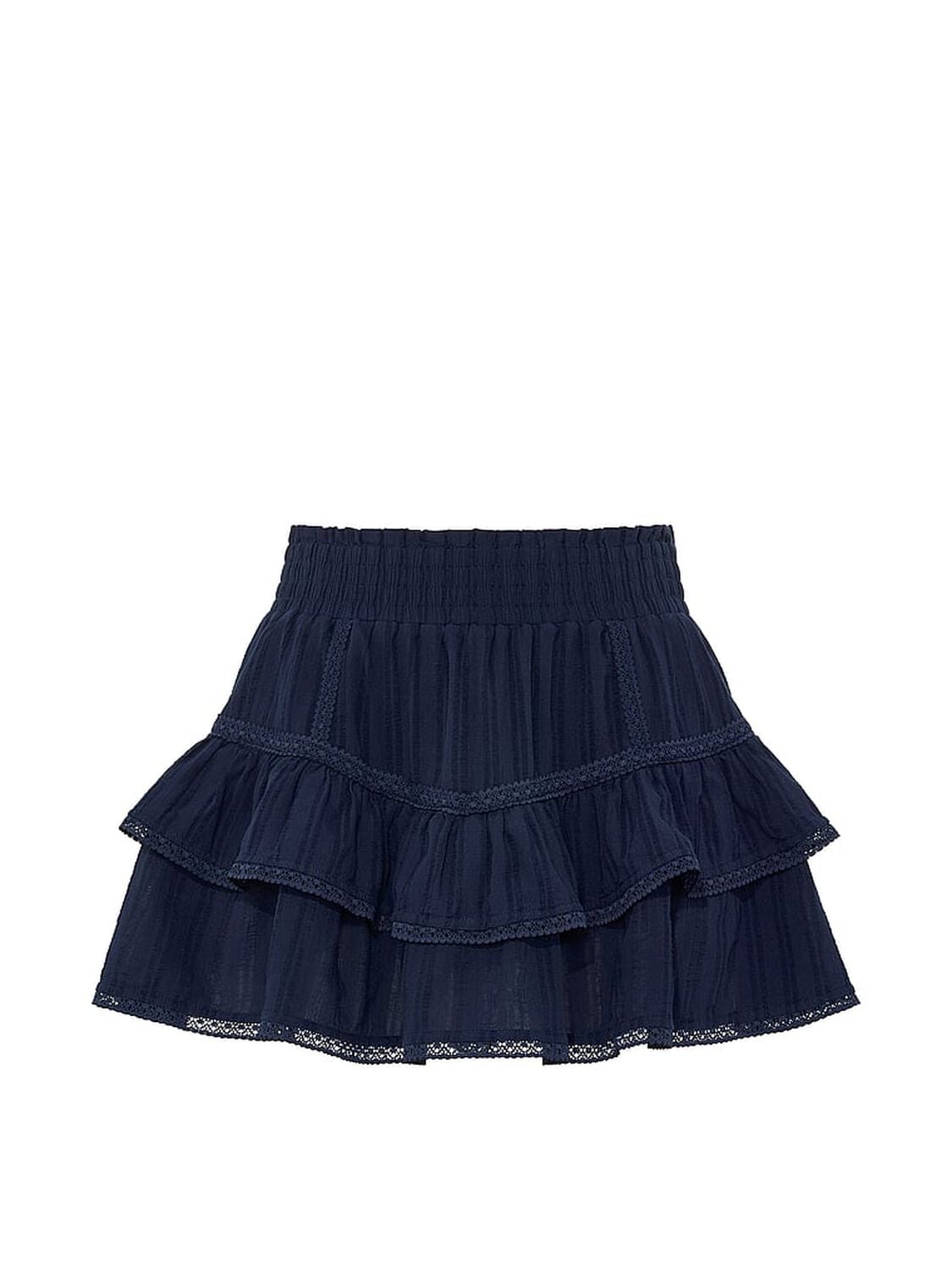 vs Pink Frill Seeker Ruﬄe Skort Noir Navy 3 of 3 