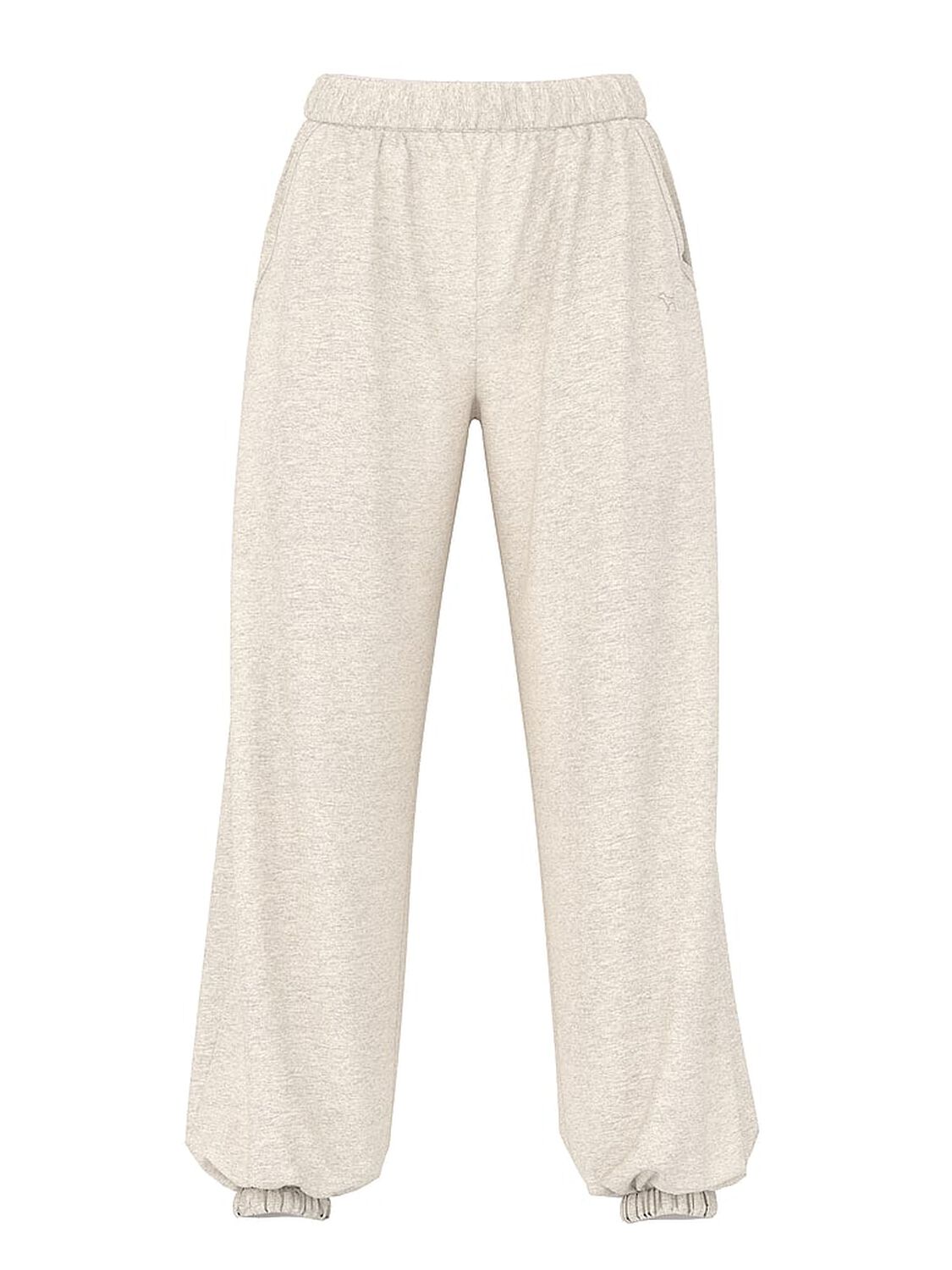 vs Pink Ivy Fleece Oversized Sweatpants Vs Natural Heather 3 of 4 