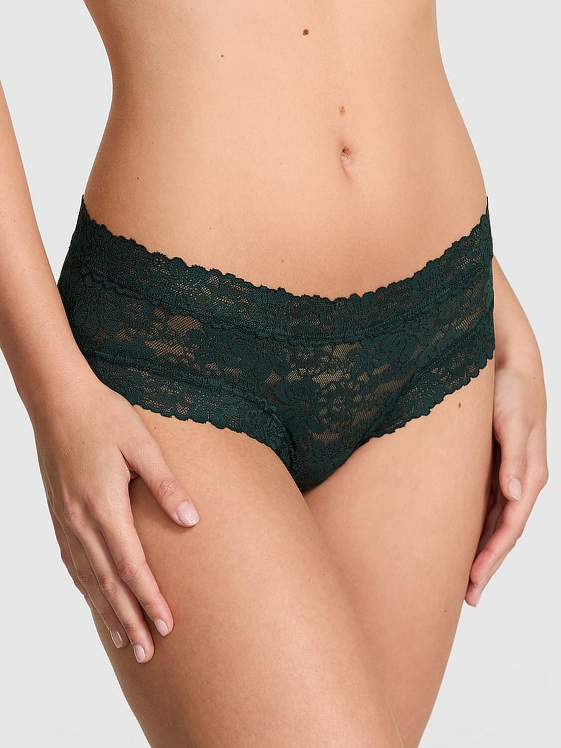 vs Pink Wink Cheeky Panty Deep Forest 1 of 2 