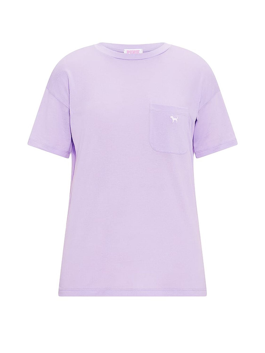 vs Pink Light as Air Jersey Pocket Tee Lilac Crush 3 of 3 
