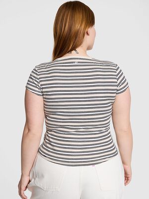 Multi Rib Henley Tee