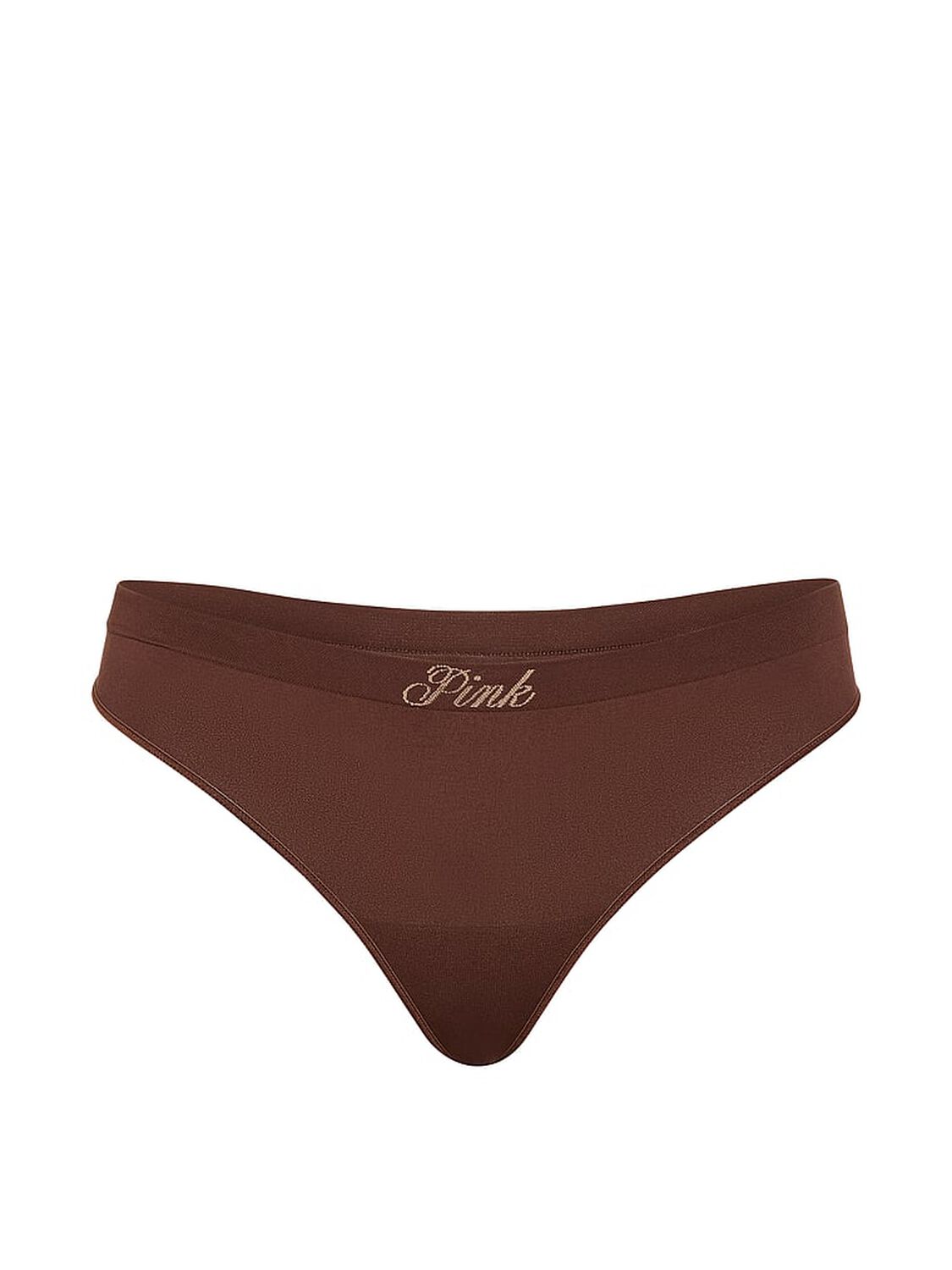 vs Pink Seamless Thong Panty Ganache Logo Wb 3 of 3 
