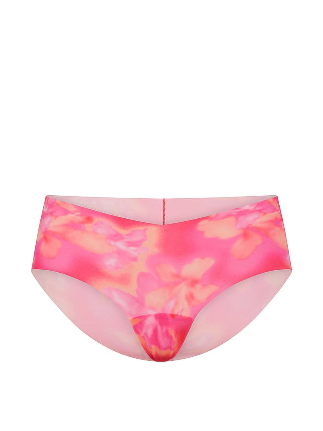 vs Pink No-Show Hiphugger Panty Candy Pink Hibiscus Floral Print 3 of 3 