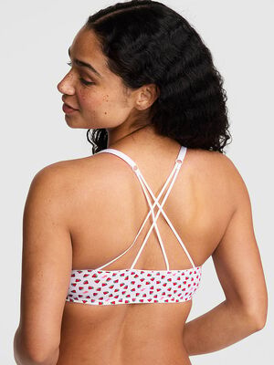 Wear Everywhere&trade; Front-Close Lightly Lined Full Coverage Strappy T-Shirt Bra