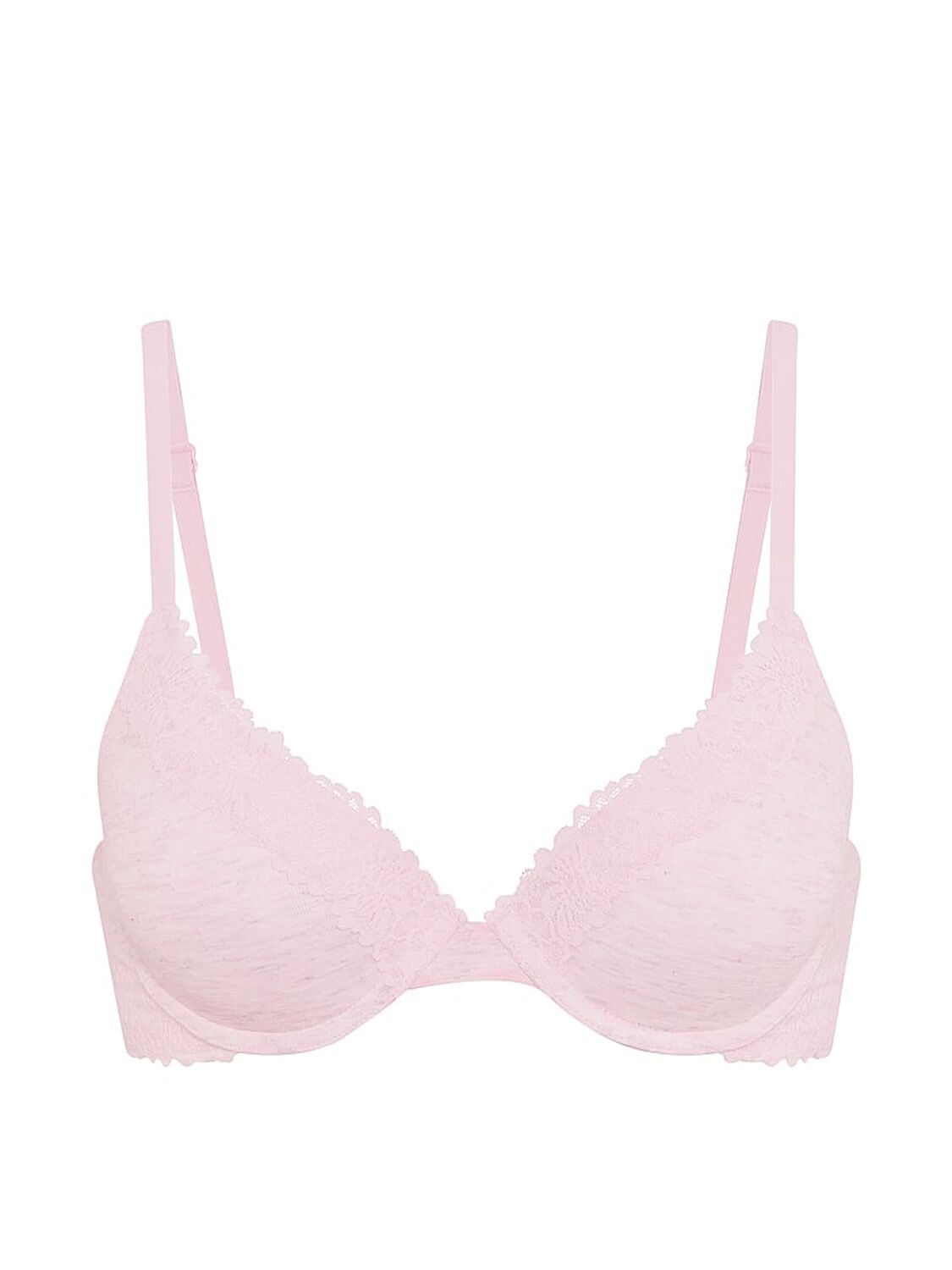 vs Pink Wear Everywhere&trade; Push-Up Bra Heather Petal Pink 3 of 3 
