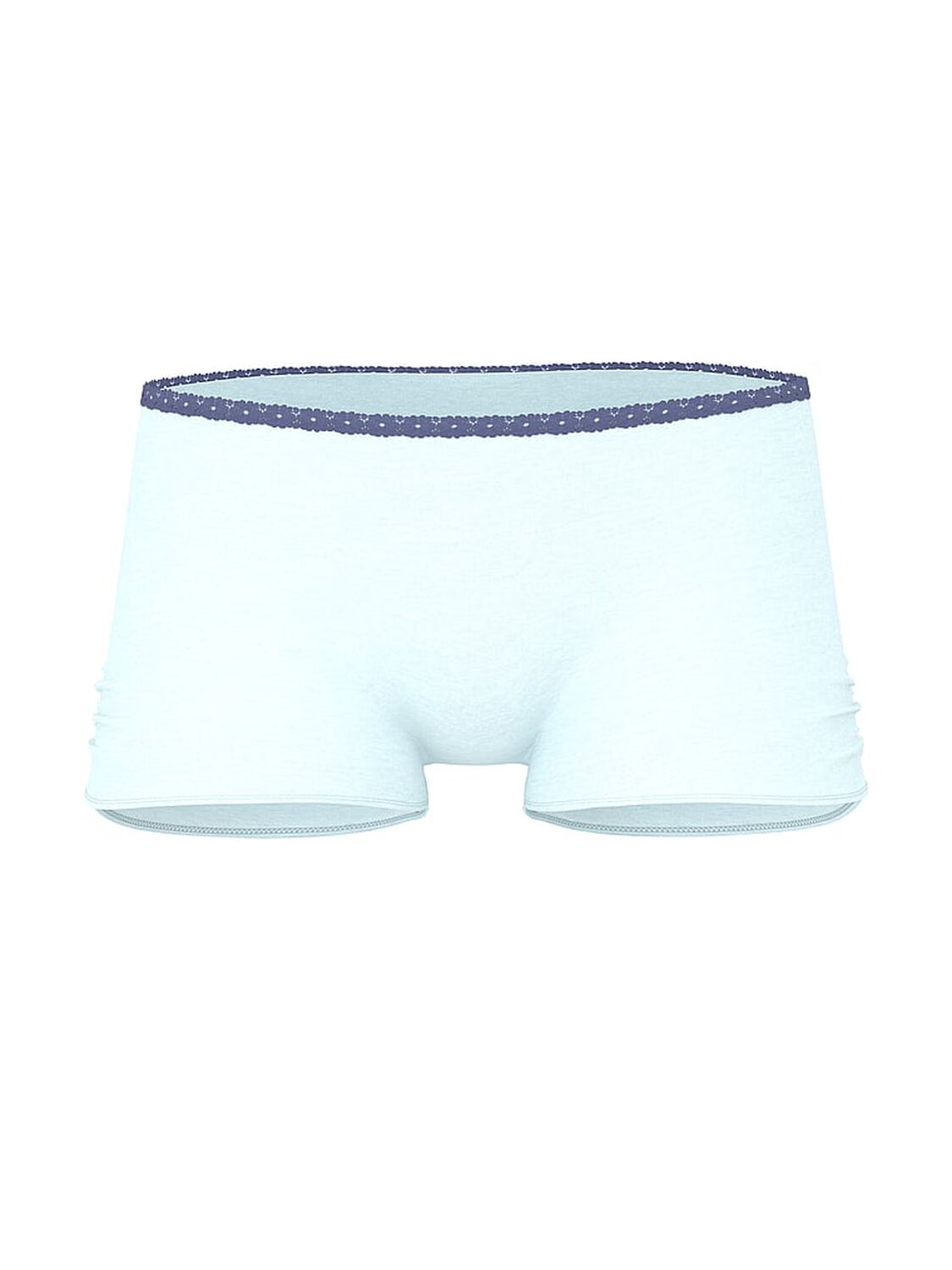 vs Pink Cotton Dorm Boyshort Panty Spray Blue With In Your Dreams Butt Graphic 3 of 3 