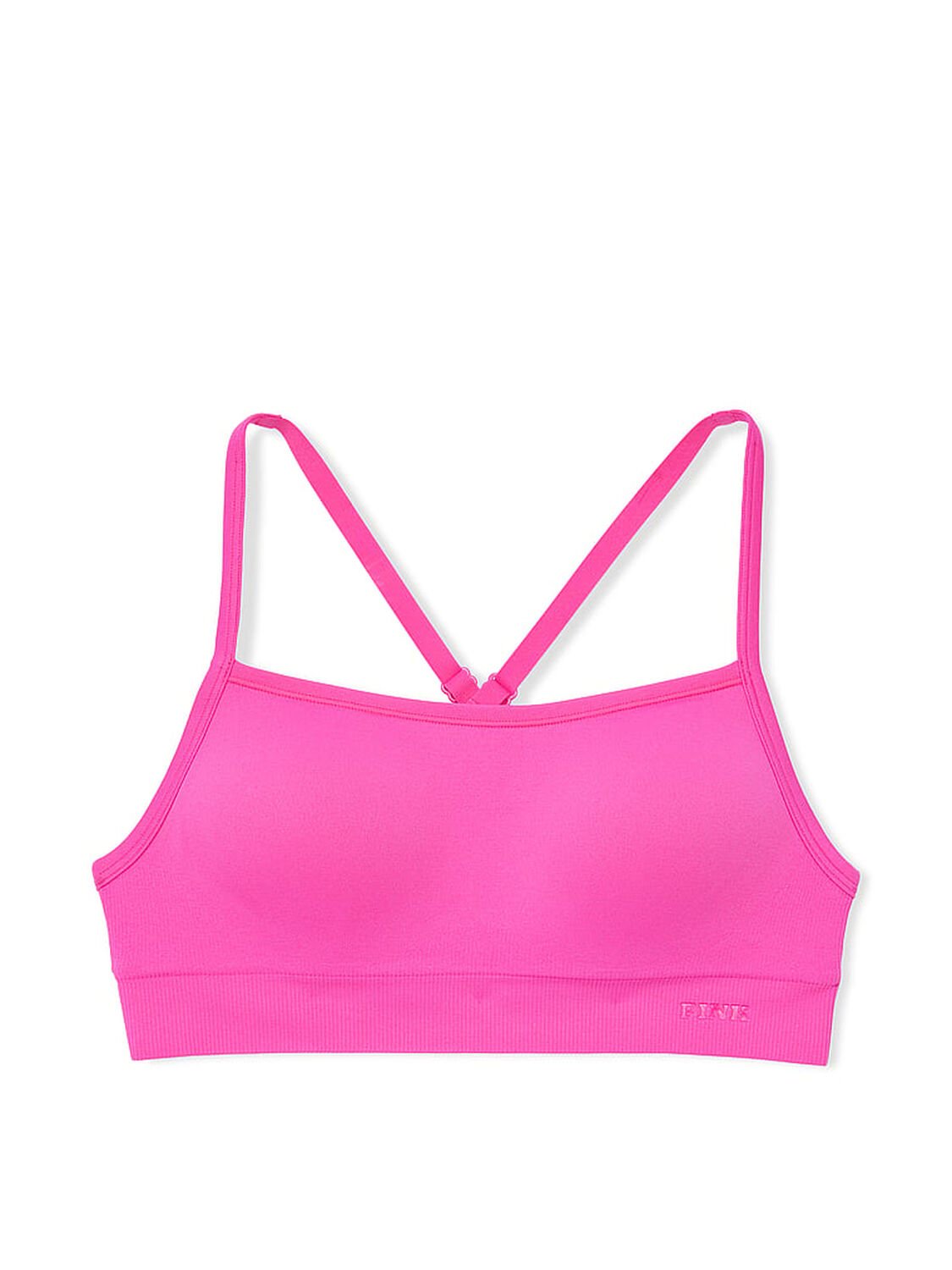 vs Pink Seamless Air Light-Support Sports Bra Pink Gossip 3 of 3 